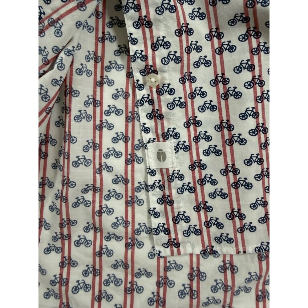 Grayson The Hero Bicycle Print Button Up Shirt Si… - image 16